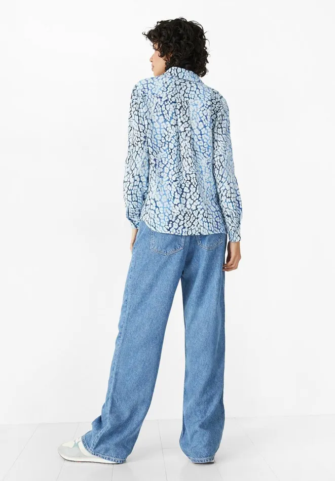 Hush Shirts and Blouses Women Rea Shirt Ombre Leopard Blue Hush Shirts and Blouses Women Rea Shirt Ombre Leopard Blue