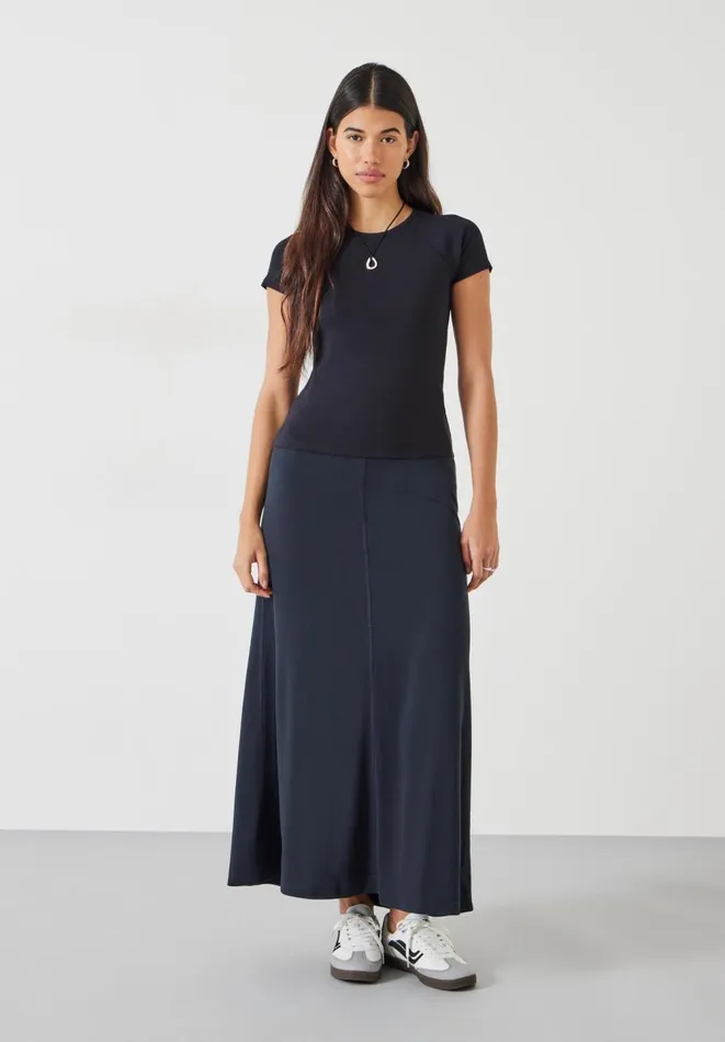 Hush Skirts Women Karina Maxi Jersey Skirt Black