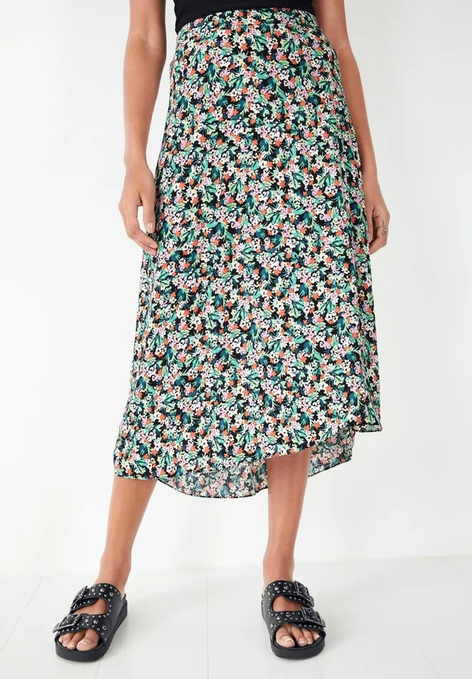 Hush Skirts Women Layered Midi Skirt Pastel Pop Floral Hush Skirts Women Layered Midi Skirt Pastel Pop Floral