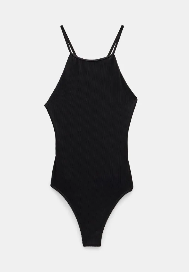 Hush Swimwear and Beachwear Women Riley Rib Swimsuit Black Hush Swimwear and Beachwear Women Riley Rib Swimsuit Black