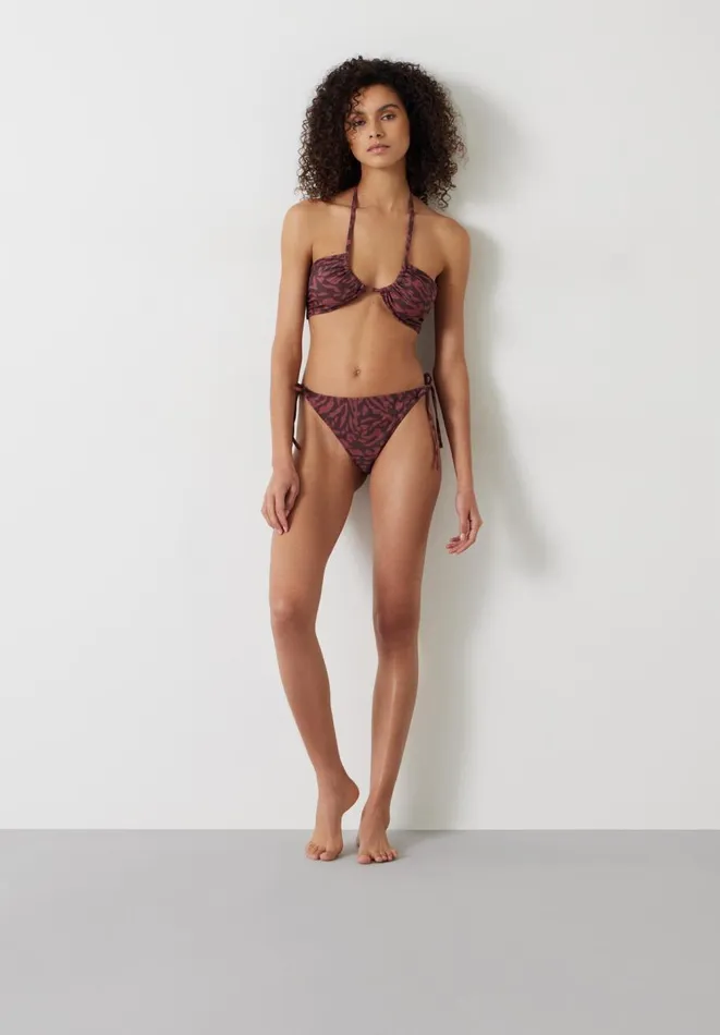 Hush Swimwear and Beachwear Women Tilly Tie Side Bikini Bottoms Sunbaked Animal