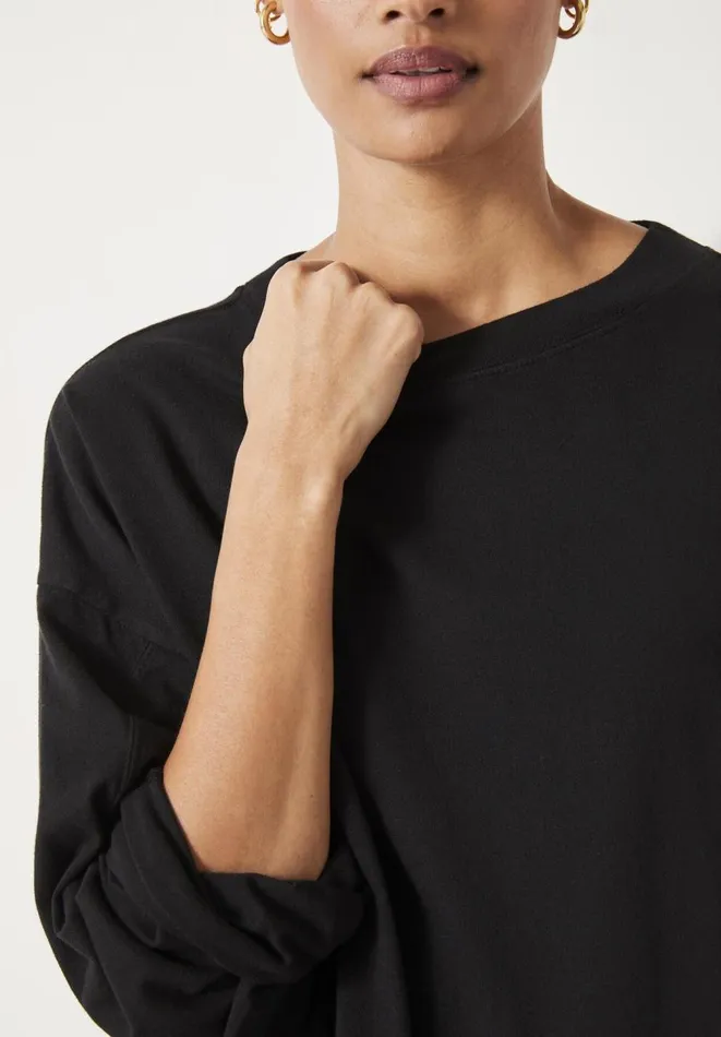 Hush Tops and Tshirts Women Aimee Oversized Top Black