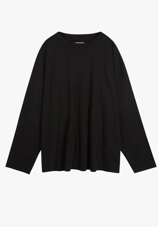 Hush Tops and Tshirts Women Aimee Oversized Top Black