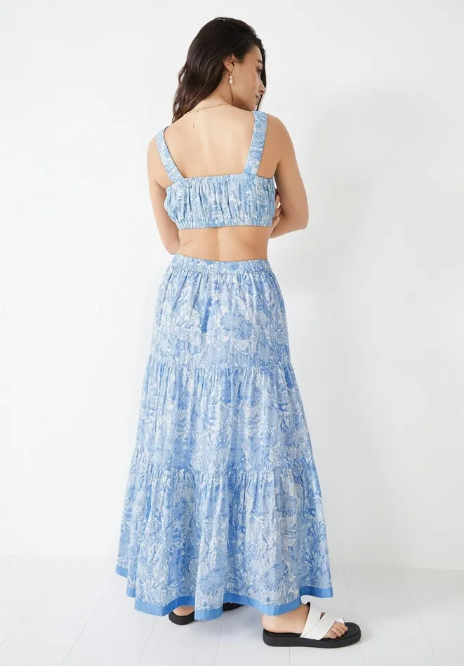 Hush Tops and Tshirts Women Astara Crop Top Sea Life Blue