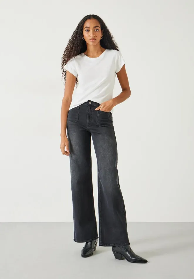 Hush Tops and Tshirts Women Ava Fitted Cotton Slub TShirt White