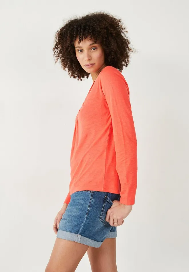 Hush Tops and Tshirts Women Joceline Linen Strappy Top Orange Hush Tops and Tshirts Women Joceline Linen Strappy Top Orange