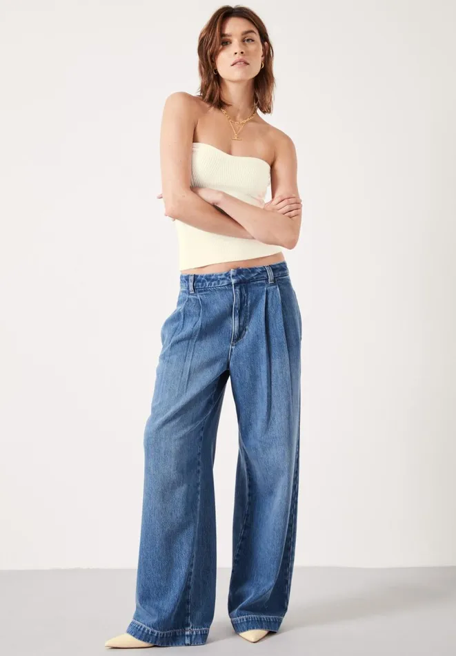 Hush Tops and Tshirts Women Kyrah Knitted Bandeau Top Soft White Hush Tops and Tshirts Women Kyrah Knitted Bandeau Top Soft White