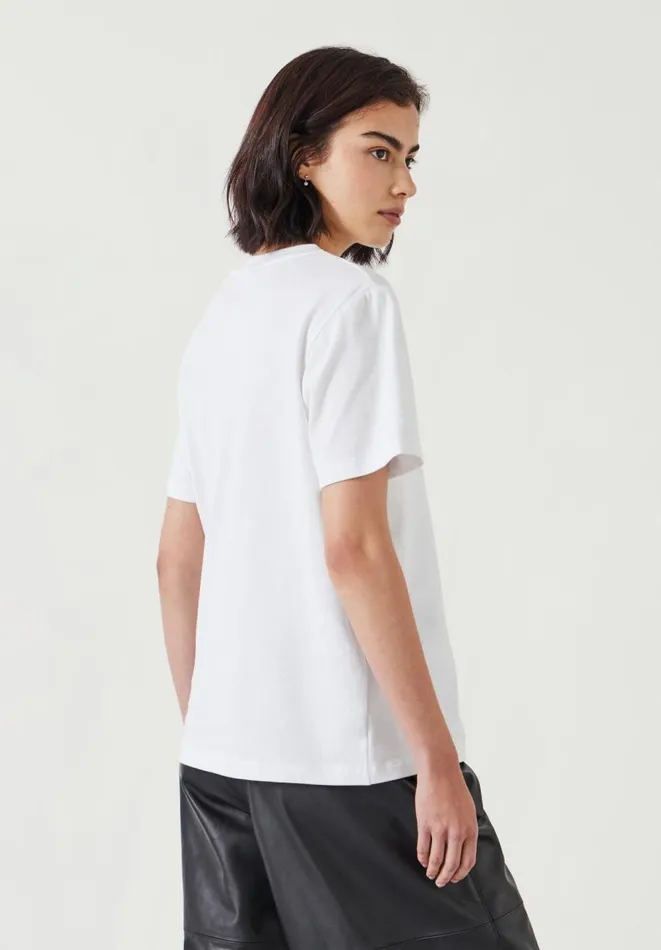 Hush Tops and Tshirts Women Moderately Social Graphic TShirt White Hush Tops and Tshirts Women Moderately Social Graphic TShirt White