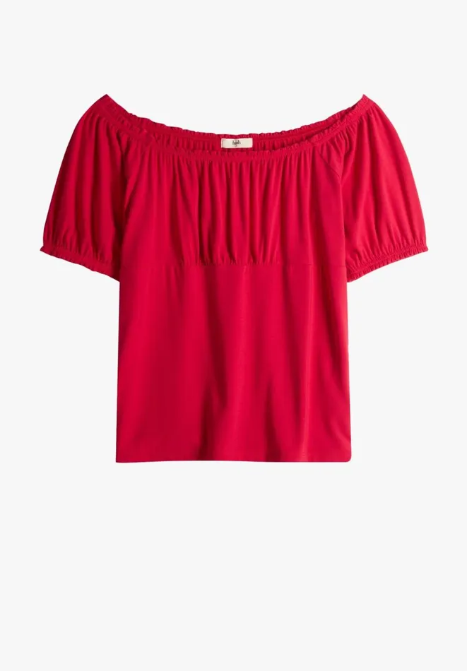 Hush Tops and Tshirts Women Ruth Bardot Top Red Hush Tops and Tshirts Women Ruth Bardot Top Red