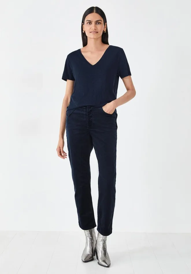 Hush Trousers Women Lenny Cord Trousers Midnight Navy