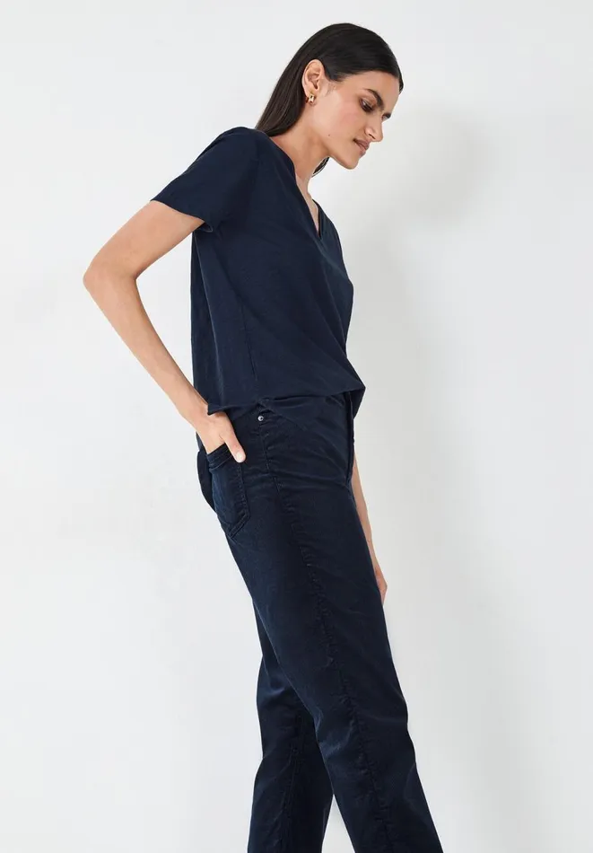 Hush Trousers Women Lenny Cord Trousers Midnight Navy