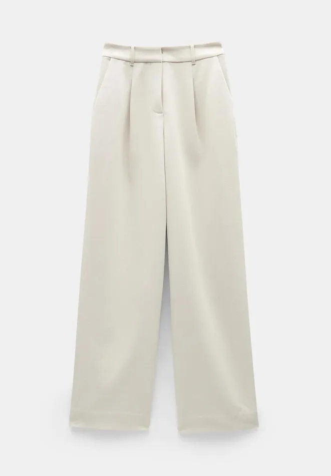 Hush Trousers Women Tabitha Twill Trousers Ecru Hush Trousers Women Tabitha Twill Trousers Ecru