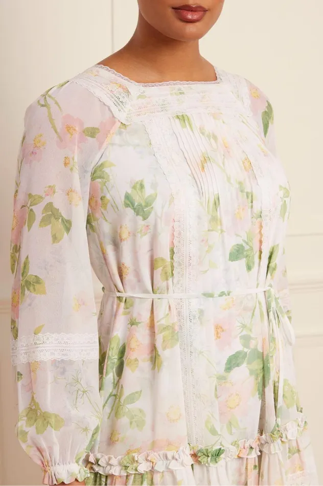 Immortal Rose Viola Georgette Micro Mini Dress Multi Women Needle and Thread Dresses