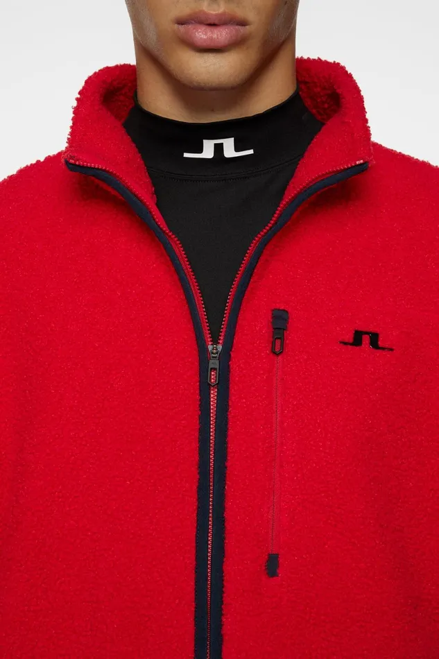 JLindeberg Base and Mid Layers Men Peter Pile Jacket