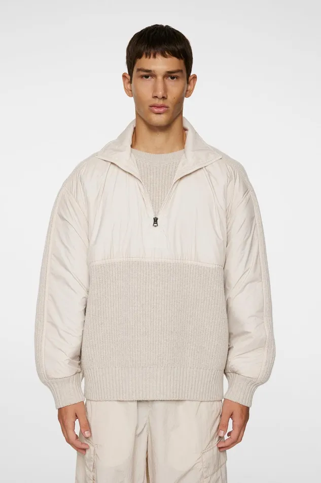 JLindeberg Knitwear Men Cole Hybrid Knit Quarter Zip