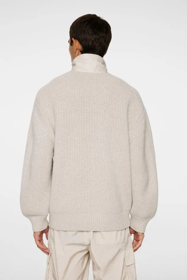 JLindeberg Knitwear Men Cole Hybrid Knit Quarter Zip