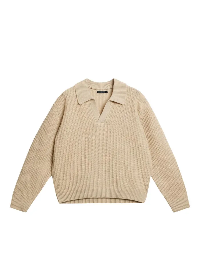 JLindeberg Knitwear Men Jethro Heavy Polo Knit