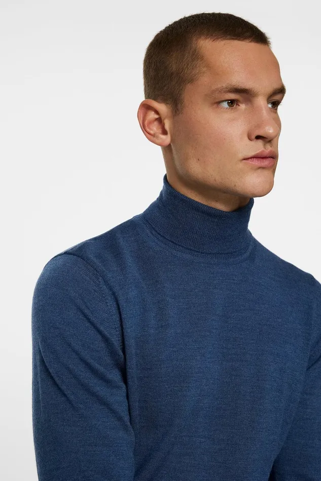 JLindeberg Knitwear Men Kaden Merino Turtle Neck