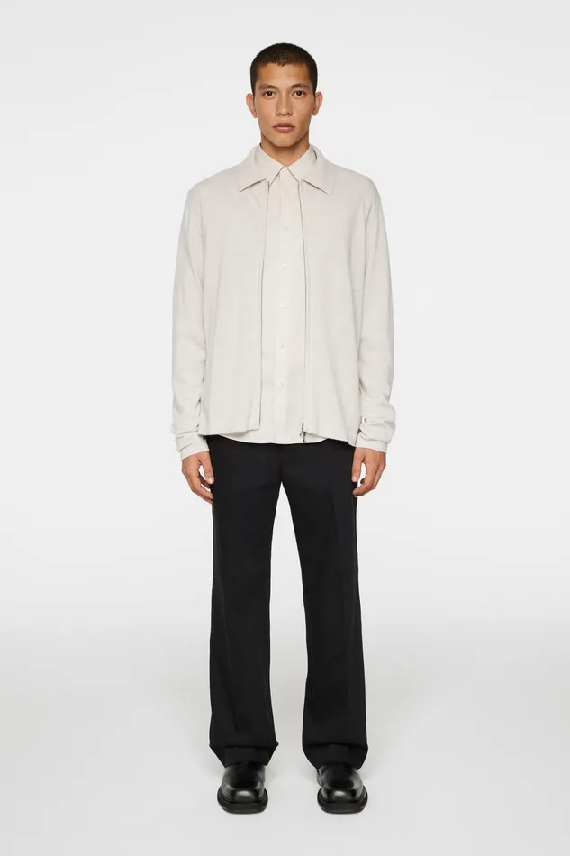 JLindeberg Knitwear Men Kaleb Merino Zip Cardigan