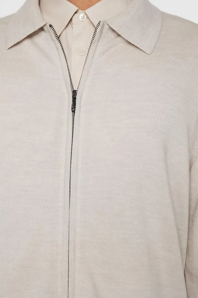 JLindeberg Knitwear Men Kaleb Merino Zip Cardigan