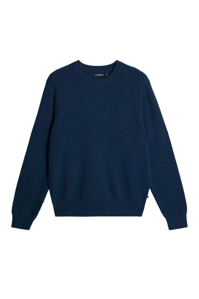 JLindeberg Knitwear Men Oliver Structured Sweater