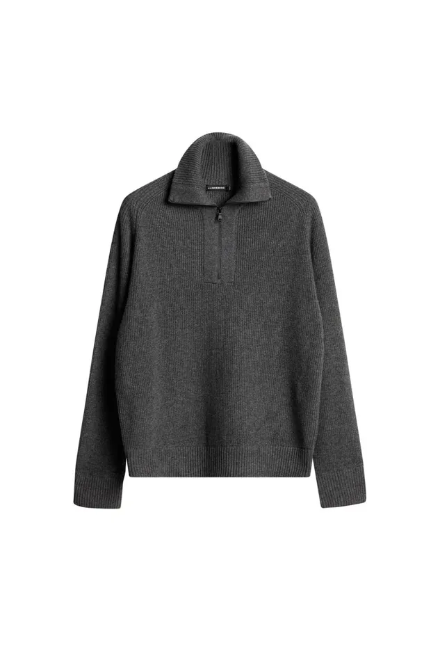 JLindeberg Knitwear Men Wilmer Quarter Zip Knit