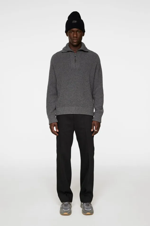 JLindeberg Knitwear Men Wilmer Quarter Zip Knit