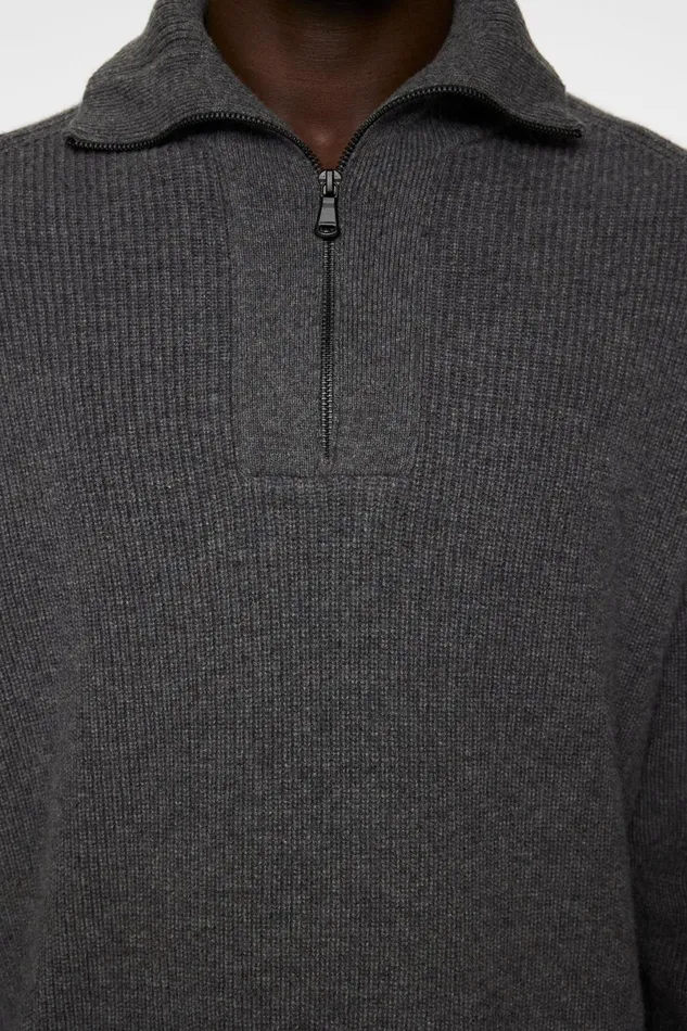 JLindeberg Knitwear Men Wilmer Quarter Zip Knit