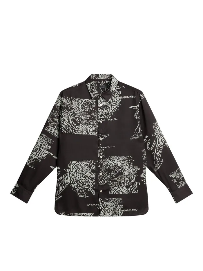 JLindeberg Shirts Men Reg Print Tencel Shirt