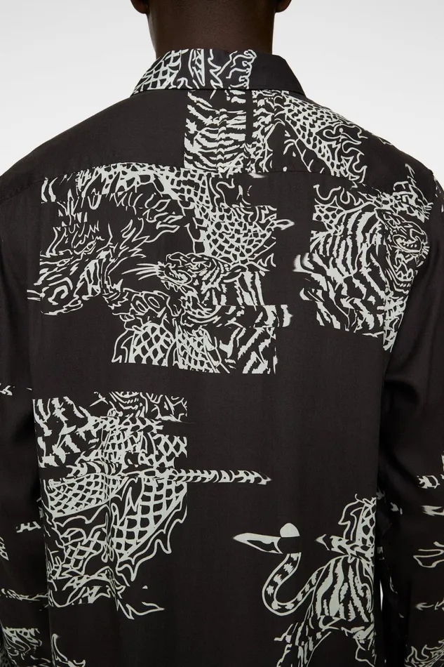JLindeberg Shirts Men Reg Print Tencel Shirt