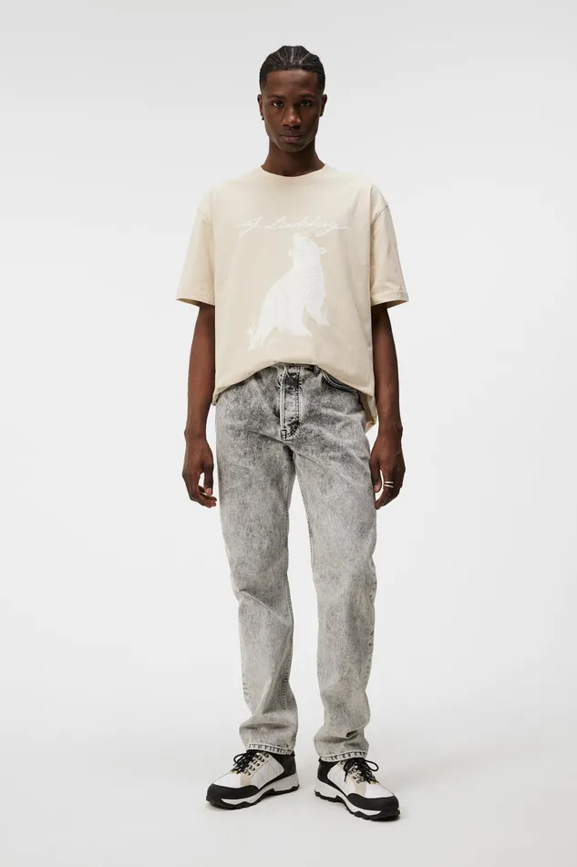 JLindeberg Underwear Men Johnny Whiteout Wash Jeans