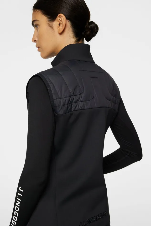 JLindeberg Vests Women Holma Quilt Hybrid Vest