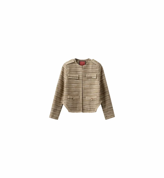 Jackets and Coats MMHKiss Boucle Jacket 8211 HEYANNO Foxtrot 8211 MOS MOSH Women