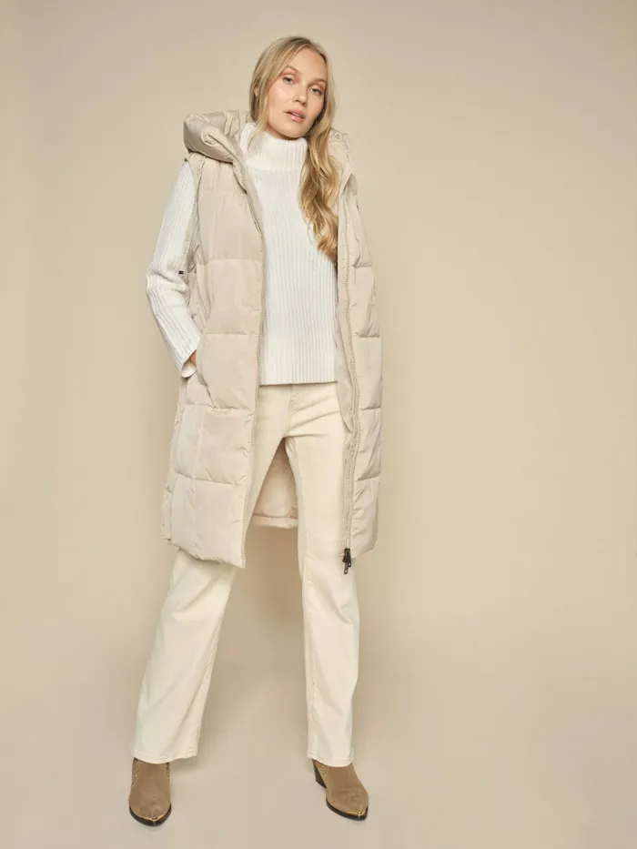 Jackets and Coats MOS MOSH Women MMNova Square Down Waistcoat Feather Gray Jackets and Coats MOS MOSH Women MMNova Square Down Waistcoat Feather Gray