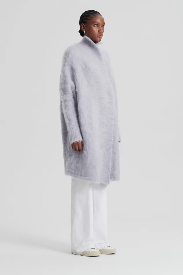 Jackets Women BRUSHED MOHAIR CARDIGAN 3 PALEGREY Scanlan Theodore Jackets Women BRUSHED MOHAIR CARDIGAN 3 PALEGREY Scanlan Theodore