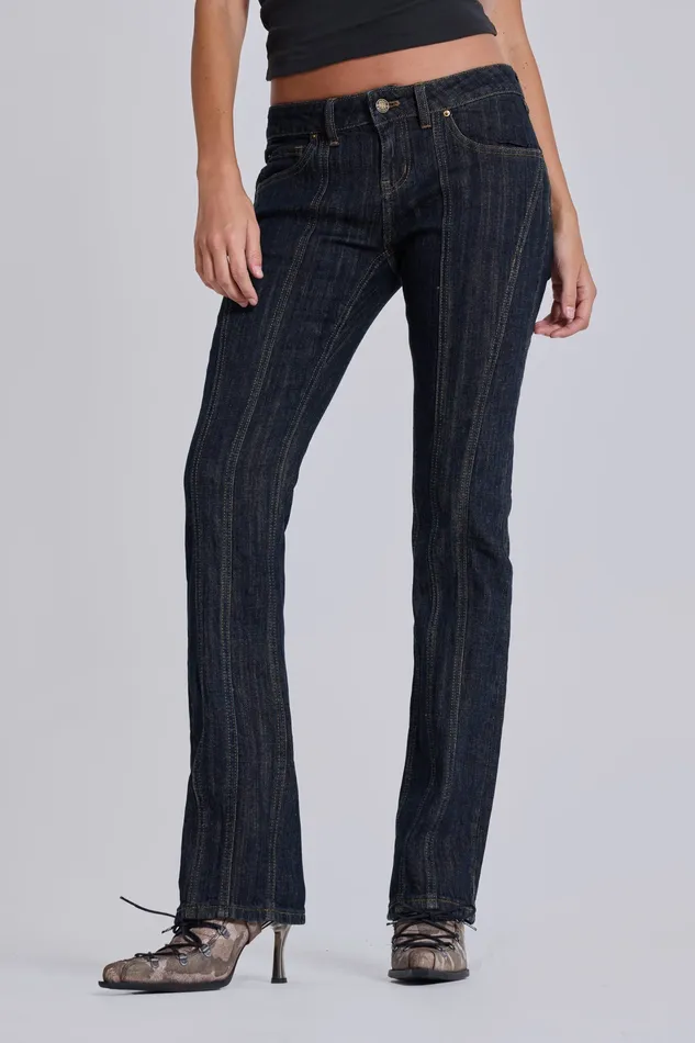 Jaded London Trinity Cooper Bootcut Jeans Women Tops