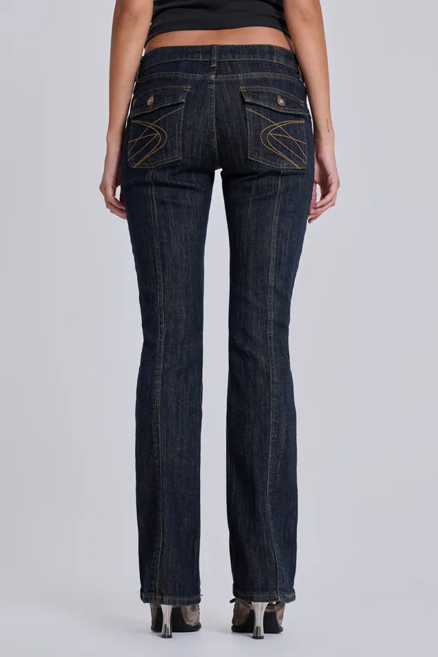 Jaded London Trinity Cooper Bootcut Jeans Women Tops