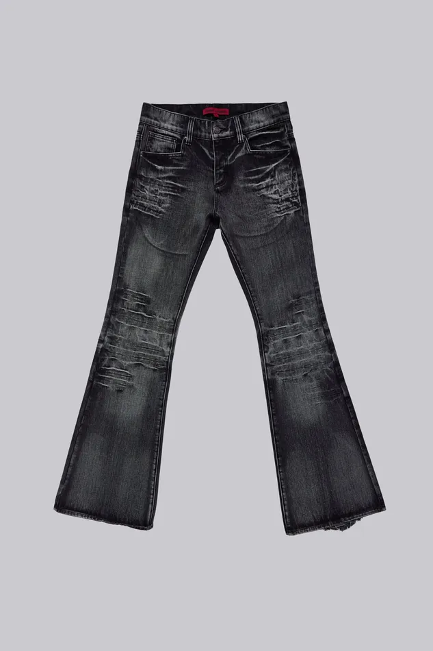 Jaded London Washed Black Drift Jeans Men Denim