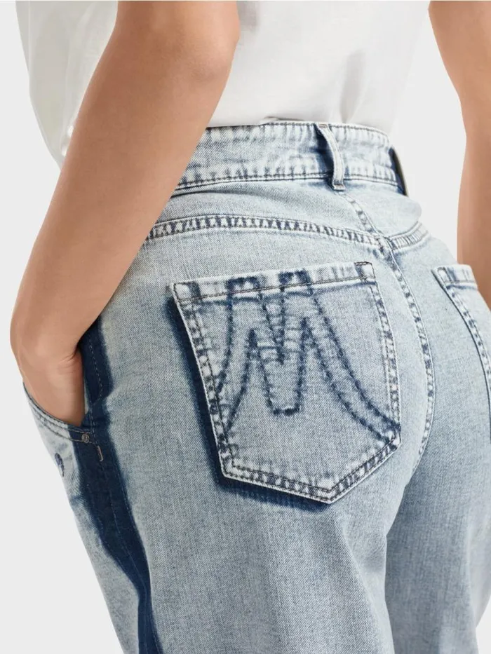 Jeans Damen Marc Cain Denimjeans WIGAN Mit DIYEffekt Light Denim