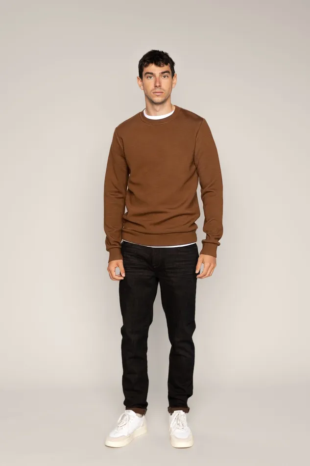 Jeans Men MOS MOSH MMGEric Bari Autumn Jeans Dark Brown