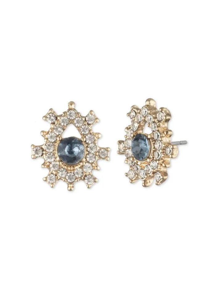 Jewelry Marchesa Earrings Poised Denim Button Earring Denim