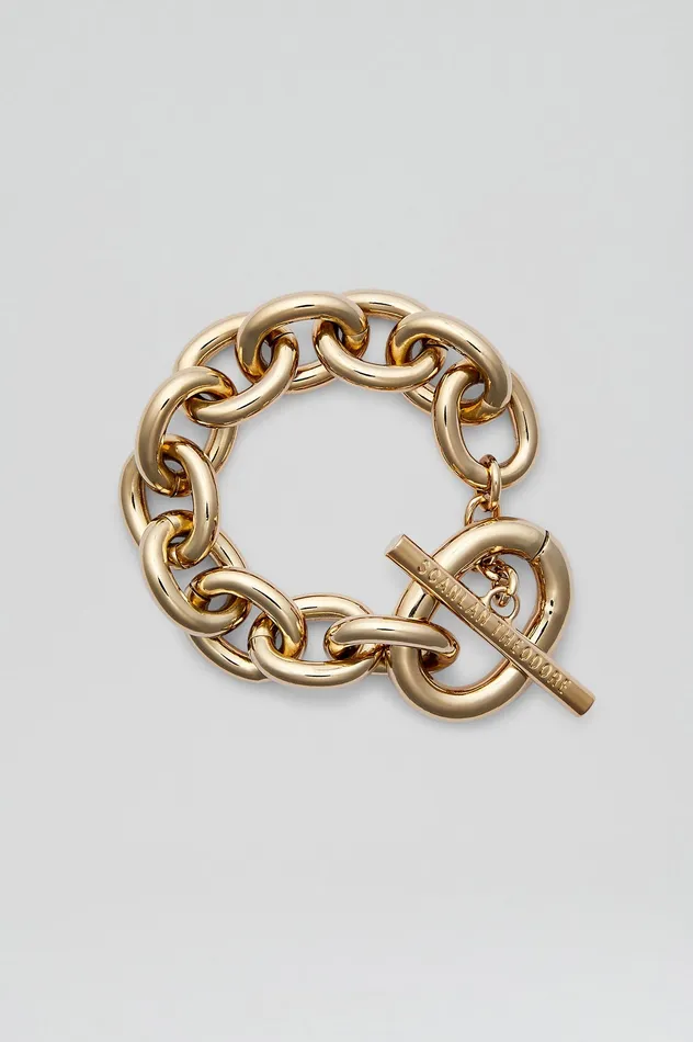 Jewelry Scanlan Theodore Women OVAL LINK CHAIN BRACELET LIGHTGOLD Jewelry Scanlan Theodore Women OVAL LINK CHAIN BRACELET LIGHTGOLD
