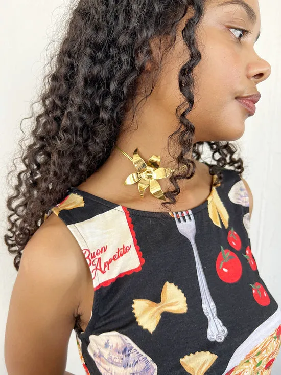 Jewelry Women Evie Flower Necklace Gold Lisa Says Gah