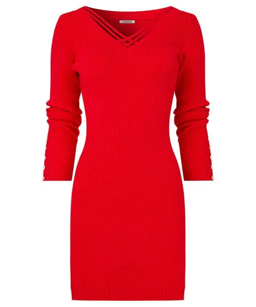 Joebrowns Dresses Apparel Stunning Strappy Jumper Dress Red Joebrowns Dresses Apparel Stunning Strappy Jumper Dress Red