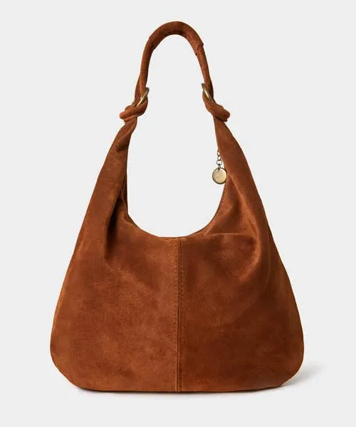 Joebrowns Easy Street Hobo Suede Bag Tan Apparel Handbags and Purses