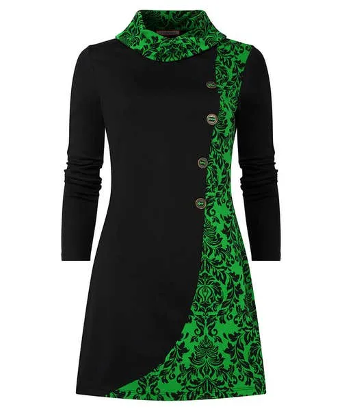 Joebrowns Tops Tunics and Blouses Apparel Joyous Jacquard Tunic Green