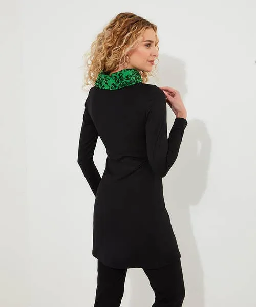 Joebrowns Tops Tunics and Blouses Apparel Joyous Jacquard Tunic Green