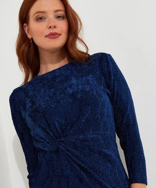 Joebrowns Vivian Stretch Velour Dress Blue Apparel Dresses Joebrowns Vivian Stretch Velour Dress Blue Apparel Dresses