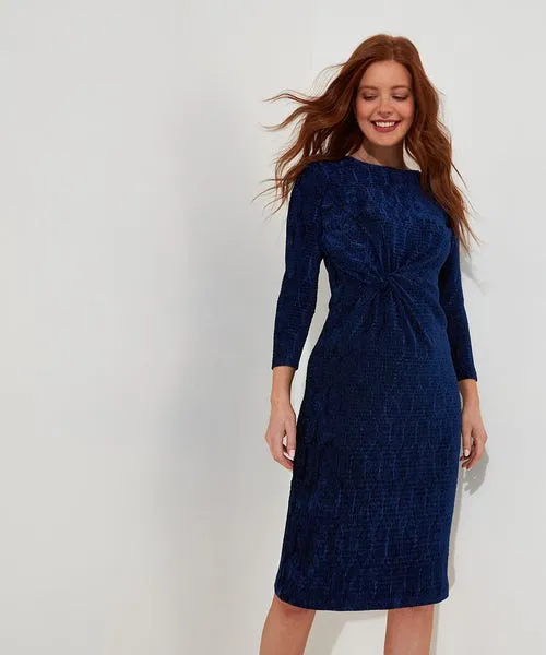 Joebrowns Vivian Stretch Velour Dress Blue Apparel Dresses Joebrowns Vivian Stretch Velour Dress Blue Apparel Dresses