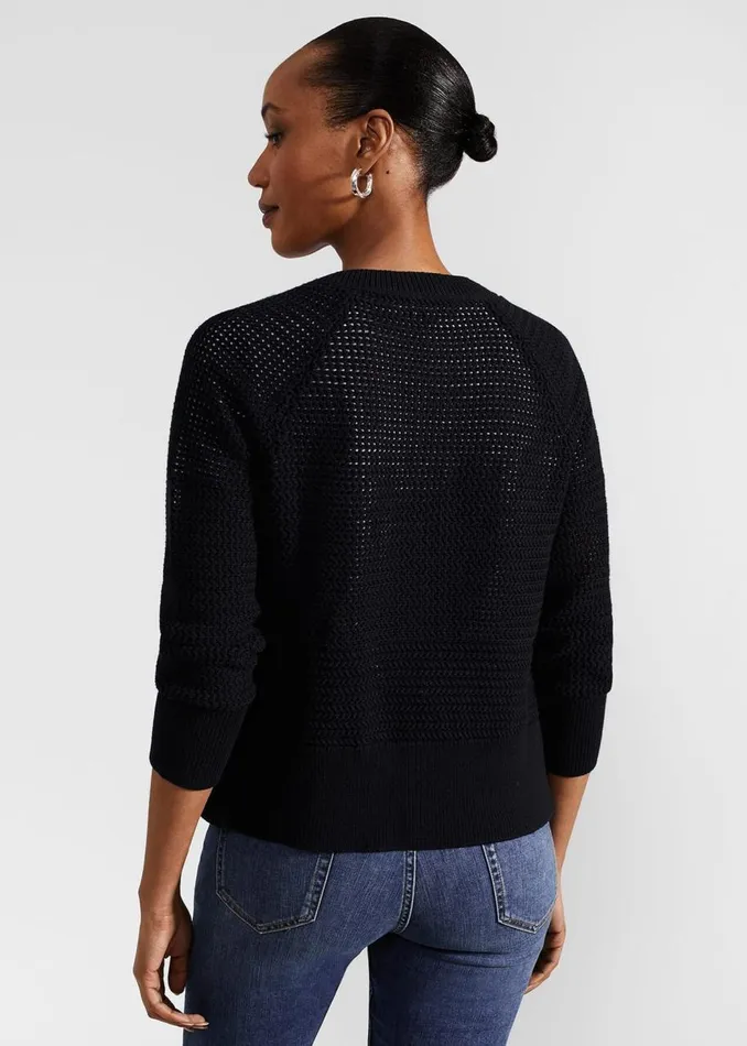 Jumpers and Cardigans Women HOBBS Florentina Cotton Cardigan Hobbs Navy